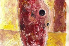 paraemecium-1-mixed-media-on-paper-10-x-6-1997
