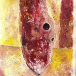 paraemecium-1-mixed-media-on-paper-10-x-6-1997