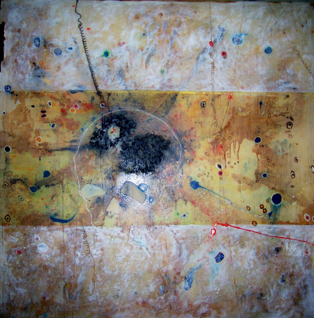 3-painting-from-obscurity-into-the-deja-vu-mixed-media-on-canvas-5-x-5-2007-process-and-thought