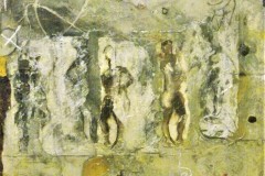 autographs-figure studies-signature2-mixed media on canvas- 24" x 24" - 2020